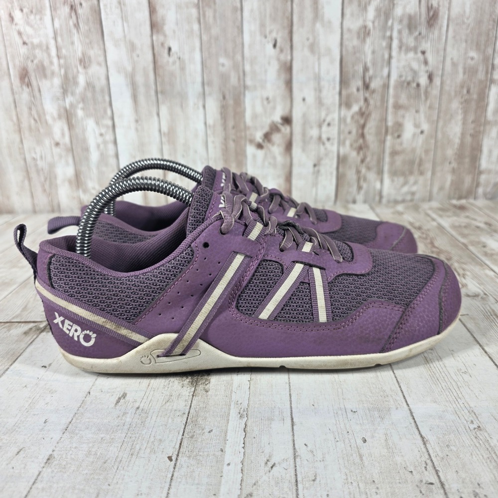 Xero Shoes Prio Womens 8.5 Purple Minimalist Barefoot Running Fitness Sneakers